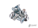 Screw set, cab door hinge - Type 2, 68>79