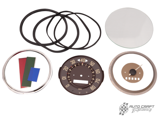 [211-957-005] Speedometer restoration kit - Type 2, 63>67