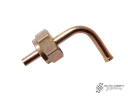 Outlet pipe, fuel tank without filter - Various aircooled