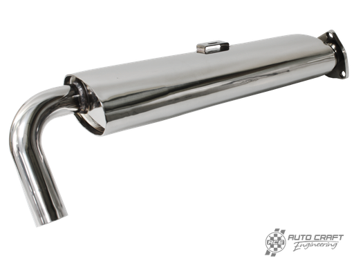 [AC251705] Stainless steel single quiet pack exhaust silencer, 1700cc-2000cc - Type 2, 72>79