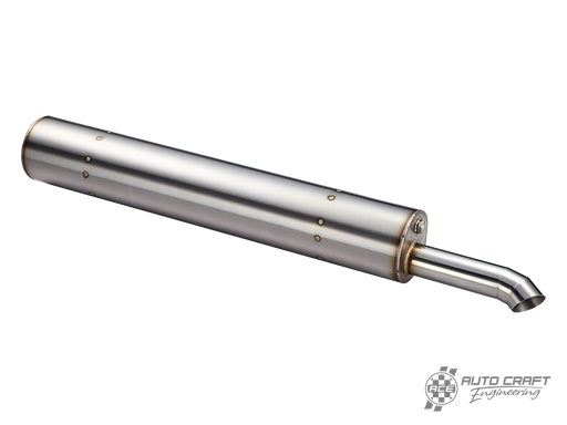 [155-208-R35/00] Vintage speed, stainless steel sports exhaust, standard, Type 4 engine - Type 2, 72>79