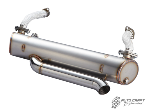 [155-210-052/SF] Vintage speed, stainless steel superflow exhaust, hidden - Type 2, 68>79