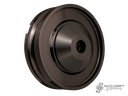 Billet alternator/dynamo pulley, anodised