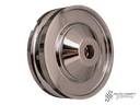 Billet alternator/dynamo pulley, polished