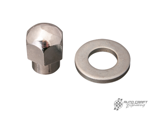 [111-903-112/D] Nut and washer for Billet alternator/dynamo pulley