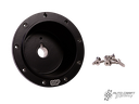 Steering wheel boss kit, black, aluminium, 9x102 - Type 2, 50>67