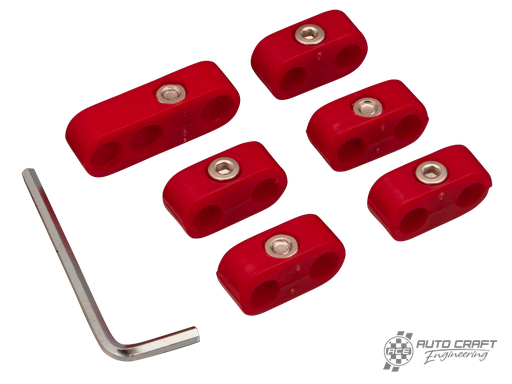 [113-905-451/RED] HT lead spacers, red