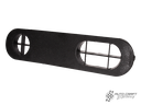 Dashboard heater vent, left, black - Type 2, 72>79