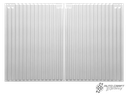 Load bed panels, front, pair, single cab - Type 2, >67