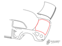 Boot lid seal, notchback - Type 3, 61>73
