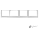 Side window panel outer, long, right, four windows - Type 2, 55>67