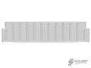 Fuel tank to engine bay divider, Pick up - Type 2, 53>65