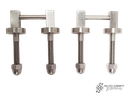 Westfalia Sub Hatch Hinge Pair, Square Post, - Type 2, >60