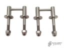 Westfalia Sub Hatch Hinge Pair, Round Post, - Type 2, 61>