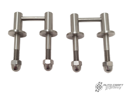 [231-098-979/B] Westfalia Sub Hatch Hinge Pair, Round Post, - Type 2, 61>