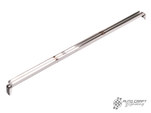 [211-837-387] Cab door window channel, stainless steel, polished (pair) - Type 2, 55>67