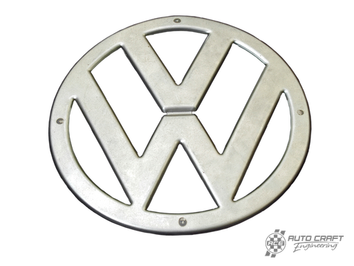 [211-853-601] Front badge, steel - Typ 2, 55>67